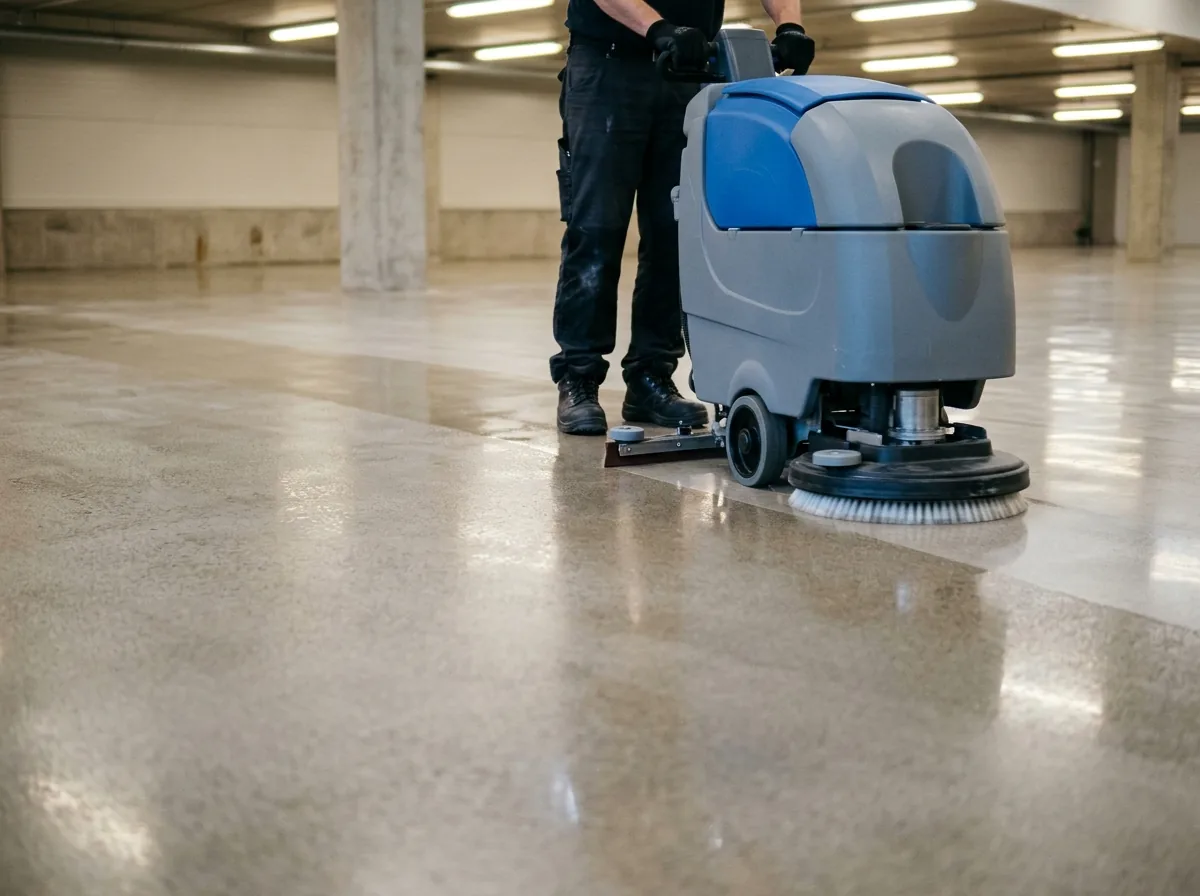 Máquina profissional polindo piso comercial